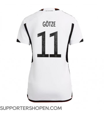 Tyskland Mario Gotze #11 Hemma Matchtröja Dam VM 2022 Kortärmad